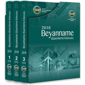2018 Beyanname Düzenleme Kılavuzu 3 Cilt - Kutulu - Yazar Belirtilmemiş