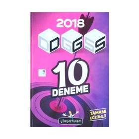 2018 DGS Tamamı Çözümlü 10 Deneme Sınavı - Beyaz Kalem Yayınları Komisyon