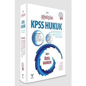 2018 Dönüşüm KPSS Hukuk - Özel Hukuk Cilt: 1 - Mehmet Altundiş