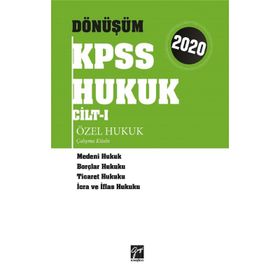 2018 Dönüşüm KPSS Hukuk - Özel Hukuk Cilt: 1 - Mehmet Altundiş