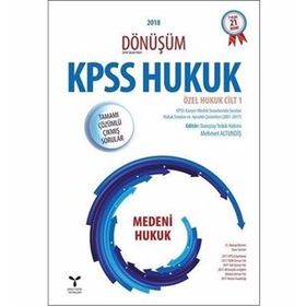 2018 Dönüşüm KPSS Hukuk - Özel Hukuk Cilt: 1 - Mehmet Altundiş