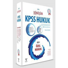 2018 Dönüşüm KPSS Hukuk - Özel Hukuk Cilt: 1 - Mehmet Altundiş