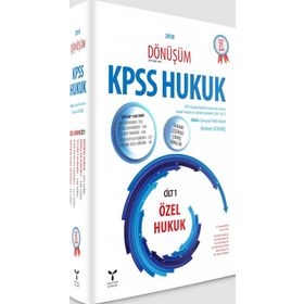 2018 Dönüşüm KPSS Hukuk - Özel Hukuk Cilt: 1 - Mehmet Altundiş
