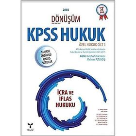2018 Dönüşüm KPSS İcra ve İflas Hukuku Tamamı Çözümlü Çıkmış Sorular - Mehmet Altundiş