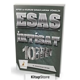 2018 Esas İktisat 10 Çözümlü Deneme KPSS ve Kurum Sınavlarına Yönelik - Ahmet Emrah Tayyar