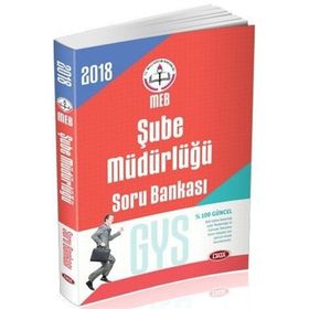 2018 Gys Milli Eğitim Bakanlığı Şube Müdürlüğü Soru Bankası-Data Yayınları
