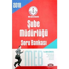 2018 Gys Milli Eğitim Bakanlığı Şube Müdürlüğü Soru Bankası-Data Yayınları