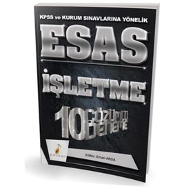 2018 KPSS A Grubu ESAS İşletme 10 Çözümlü Deneme KPSS ve Kurum Sınavlarına Yönelik - Pelikan Yayınları