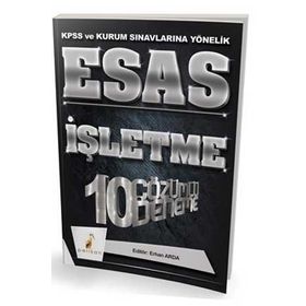 2018 KPSS A Grubu ESAS İşletme 10 Çözümlü Deneme KPSS ve Kurum Sınavlarına Yönelik - Pelikan Yayınları
