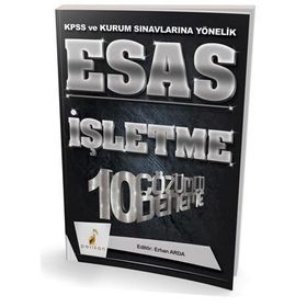2018 KPSS A Grubu ESAS İşletme 10 Çözümlü Deneme KPSS ve Kurum Sınavlarına Yönelik - Pelikan Yayınları