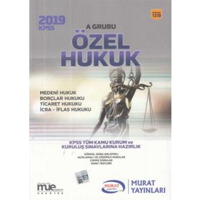 2018 KPSS A Grubu Özel Hukuk Konu Anlatımlı Çözümlü Sorular - Murat Yayınları