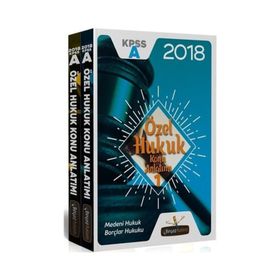 2018 KPSS A Grubu Özel Hukuk Konu Anlatımlı Çözümlü Sorular - Murat Yayınları