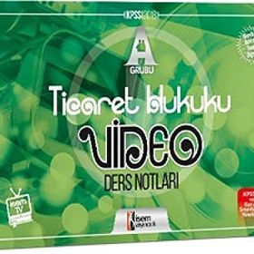 2018 KPSS A Grubu Ticaret Hukuku Video Ders Notları - İsem Yayıncılık Komisyon