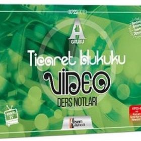 2018 KPSS A Grubu Ticaret Hukuku Video Ders Notları - İsem Yayıncılık Komisyon