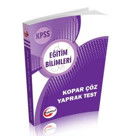 2018 KPSS Eğitim Bilimleri Çek Kopar Yaprak Test - kollektif