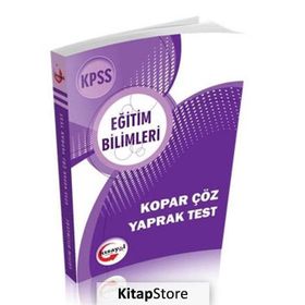 2018 KPSS Eğitim Bilimleri Çek Kopar Yaprak Test - kollektif