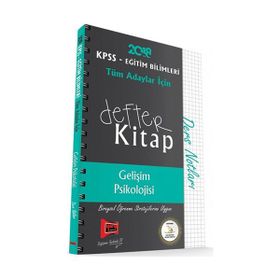 2018 KPSS Eğitim Bilimleri Tüm Adaylar için Defter Kitap Gelişim Psikolojisi Ders Notları Yargı Yayınları