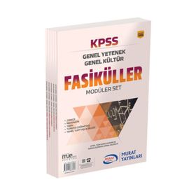 2018 KPSS Genel Yetenek Genel Kültür Fasiküller Modüler Set Murat Yayınları - Murat Eğitim Kurumları Komisyon