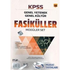 2018 KPSS Genel Yetenek Genel Kültür Fasiküller Modüler Set Murat Yayınları - Murat Eğitim Kurumları Komisyon