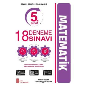 2018 KPSS ÖABT Lise Matematik Tamamı Çözümlü 15 Deneme - kollektif