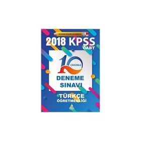 2018 KPSS ÖABT Türkçe Öğretmenliği 10'lu Çözümlü Deneme Sınavı Asos Yayınları