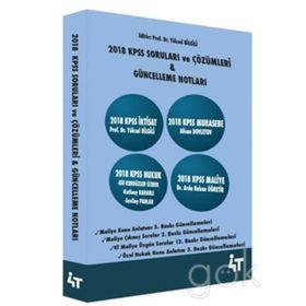 2018 KPSS Soruları ve Çözümleri-Güncelleme Notları - Kolektif