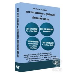 2018 KPSS Soruları ve Çözümleri-Güncelleme Notları - Kolektif
