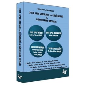 2018 KPSS Soruları ve Çözümleri-Güncelleme Notları - Kolektif