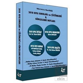 2018 KPSS Soruları ve Çözümleri-Güncelleme Notları - Kolektif