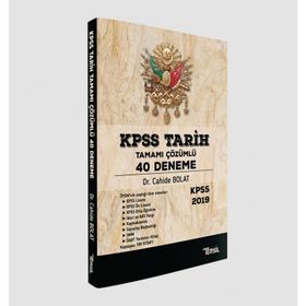 2018 KPSS Tarih 40 Deneme-Tamamı Çözümlü - Kolektif