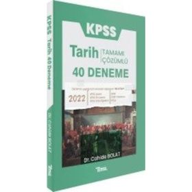 2018 KPSS Tarih 40 Deneme-Tamamı Çözümlü - Kolektif
