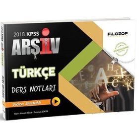 2018 KPSS Türkçe Arşiv Ders Notları Video Destekli - Nusret Bilen