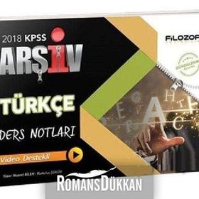 2018 KPSS Türkçe Arşiv Ders Notları Video Destekli - Nusret Bilen