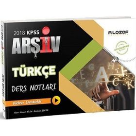 2018 KPSS Türkçe Arşiv Ders Notları Video Destekli - Nusret Bilen