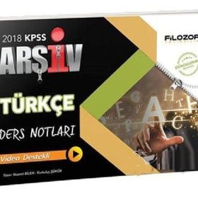 2018 KPSS Türkçe Arşiv Ders Notları Video Destekli - Nusret Bilen