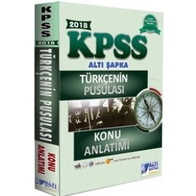 2018 KPSS Türkçenin Pusulası Konu Anlatımı - Altı Şapka Yayıncılık Komisyon