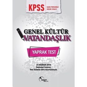 2018 KPSS Vatandaşlık Çek Kopar Yaprak Test - kollektif