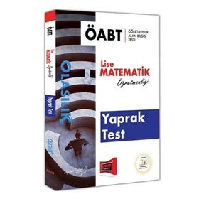 2018 ÖABT Olasılık Lise Matematik Öğretmenliği Yaprak Test - kollektif