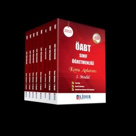 2018 ÖABT Sınıf Öğretmenliği 8’li Modüler Konu Anlatımı Set 8 Kitap - Lider Yayınları Komisyon