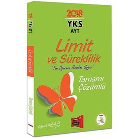 2018 YKS AYT Limit ve Süreklilik Tamamı Çözümlü Soru Bankası Yargı Yayınları - Şeker Hoca