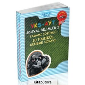 2018 YKS AYT Sosyal Bilimler 2 Tamamı Çözümlü 10 Fasikül Deneme Sınavı - kollektif