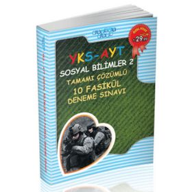2018 YKS AYT Sosyal Bilimler 2 Tamamı Çözümlü 10 Fasikül Deneme Sınavı - kollektif