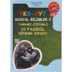 2018 YKS AYT Sosyal Bilimler 2 Tamamı Çözümlü 10 Fasikül Deneme Sınavı - kollektif