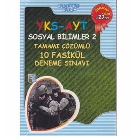 2018 YKS AYT Sosyal Bilimler 2 Tamamı Çözümlü 10 Fasikül Deneme Sınavı - kollektif