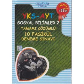 2018 YKS AYT Sosyal Bilimler 2 Tamamı Çözümlü 10 Fasikül Deneme Sınavı - kollektif