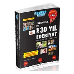2018 YKS Hazırlık Son 30 Yıl Edebiyat Soruları ve Çözümleri - Akıllı Adam Yayınları Komisyon