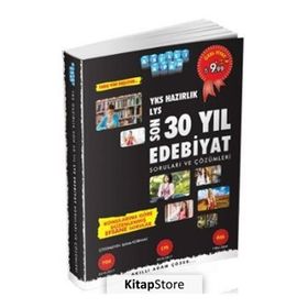 2018 YKS Hazırlık Son 30 Yıl Edebiyat Soruları ve Çözümleri - Akıllı Adam Yayınları Komisyon