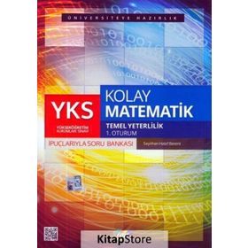 2018 YKS Temel Yeterlilik 1. Oturum Kolay Matematik İpuçlarlarıyla Soru Bankası - Seyithan Halef Berent