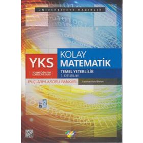2018 YKS Temel Yeterlilik 1. Oturum Kolay Matematik İpuçlarlarıyla Soru Bankası - Seyithan Halef Berent