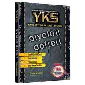 2018 YKS TYT Biyoloji Defteri 1. Oturum - Volkan Bolsu